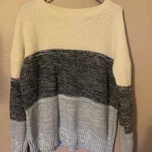 Lightly worn multi colored sweater